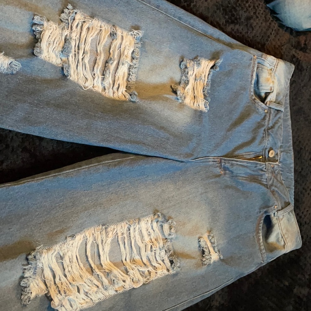 Is baby blue jeans, size 12 in Colombia USA: size 7 they are top79 teens jeans